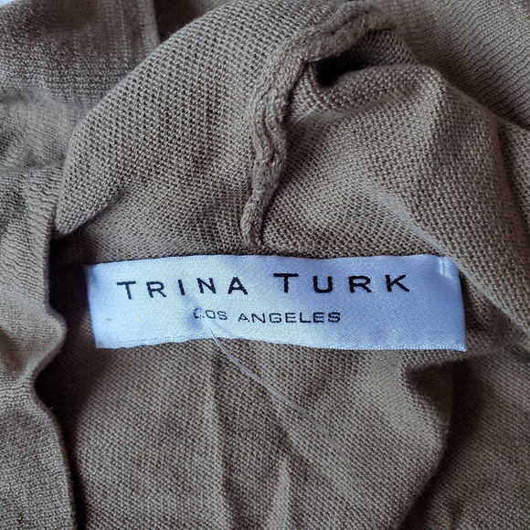 💓SOLD💓Trina Turk Silk Hood Pocket Kangaroo - Picture 10 of 11